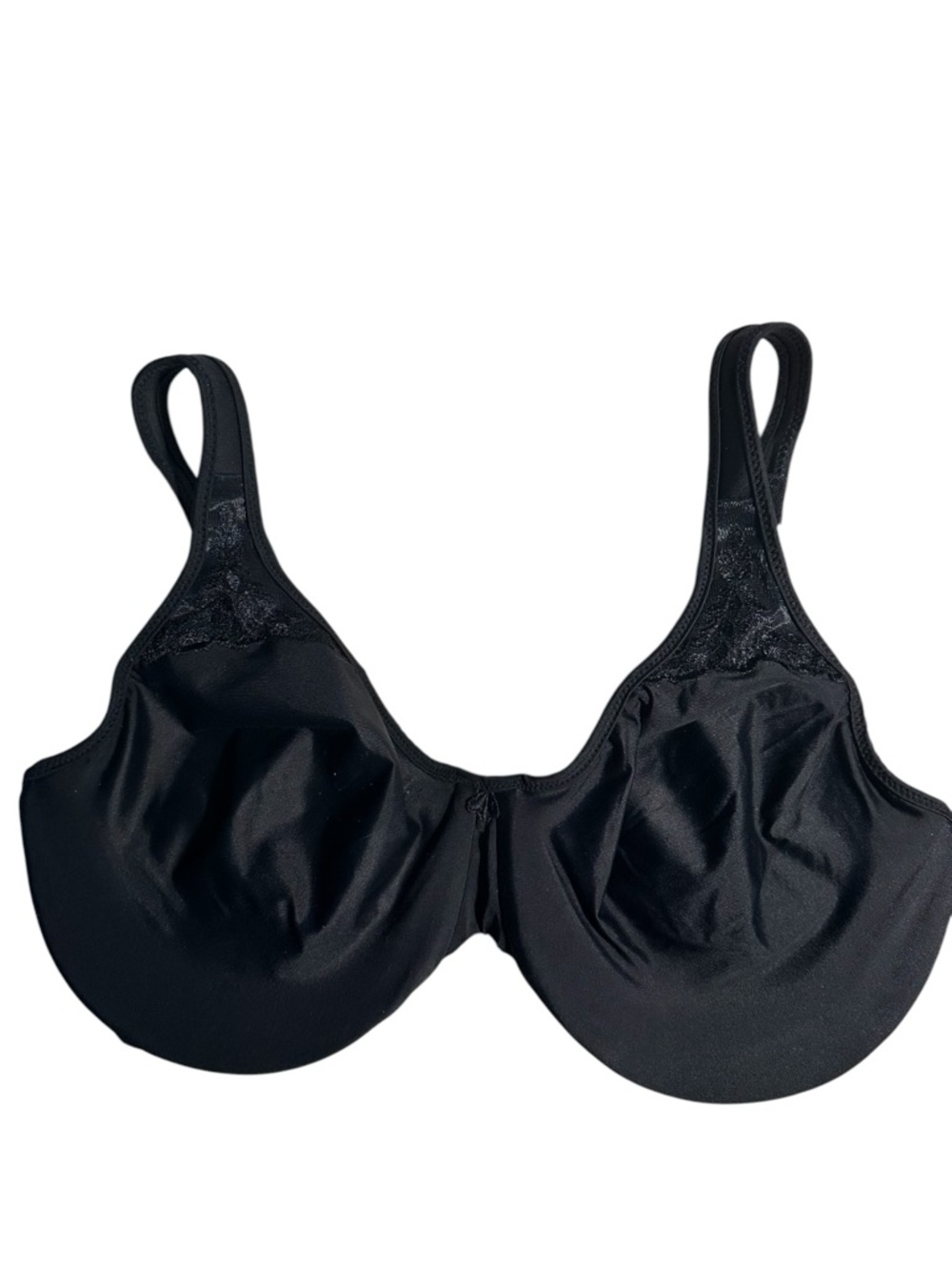 Bali Black Full Coverage Bra 34DD Underwire Smooth Cups Comfort